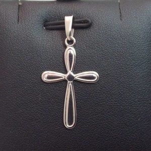 .925 Sterling Silver Cross 1.60 Gr religious charm
